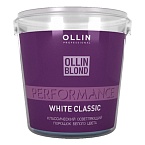 Порошок осветляющий классический белого цвета Ollin Professional White Blond Powder 500 гр. 