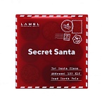 Набор теней для век Lamel Professional Secret Santa Eyeshadow Palette 401 Midnight Amethyst полуночный аметист 6,5 гр